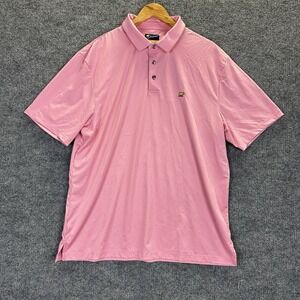 Jack Nicklaus Polo Shirt Men's XL Pink Short Sleeve Golf Casual
